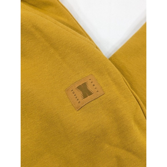 Savage x Fenty Mustard Yellow Essential Fleece Classic Sweatpant 4X Big NWT - Picture 3 of 6